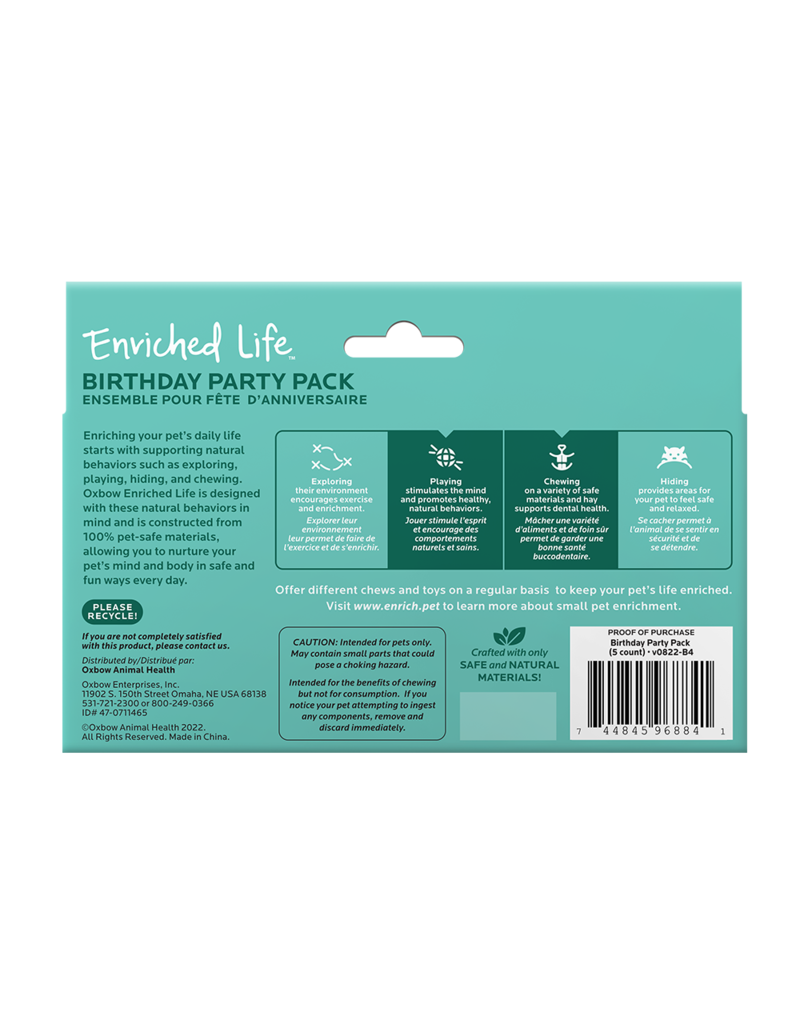 Oxbow Oxbow Enriched Life Birthday Party Pack