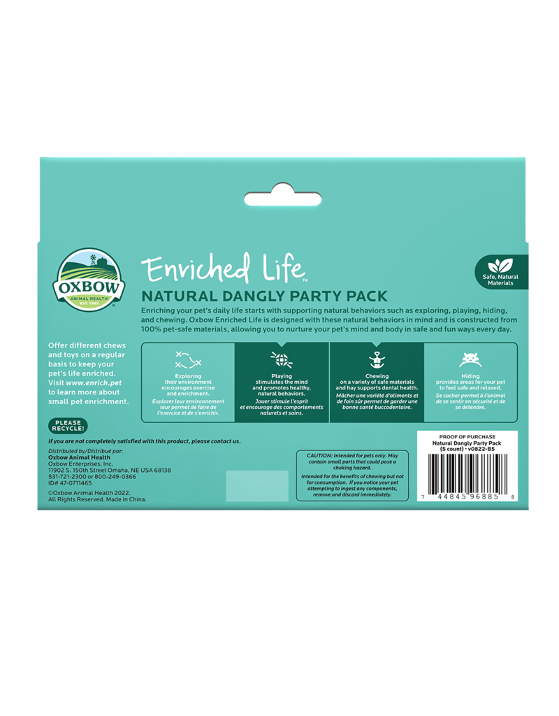 Oxbow Oxbow Enriched Life Natural Dangly Party Pack