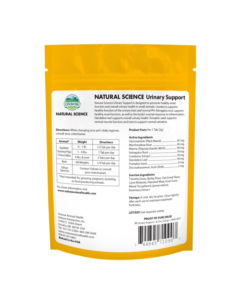 Oxbow Oxbow Natural Science Urinary Support
