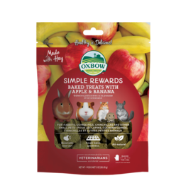 Oxbow Oxbow Simple Rewards Baked Treats with Apple & Banana