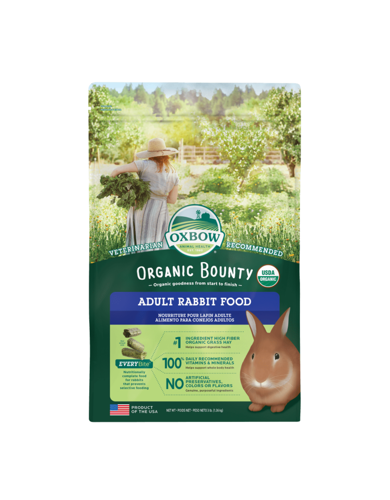 Oxbow Oxbow Organic Bounty Adult Rabbit Food 3 lb