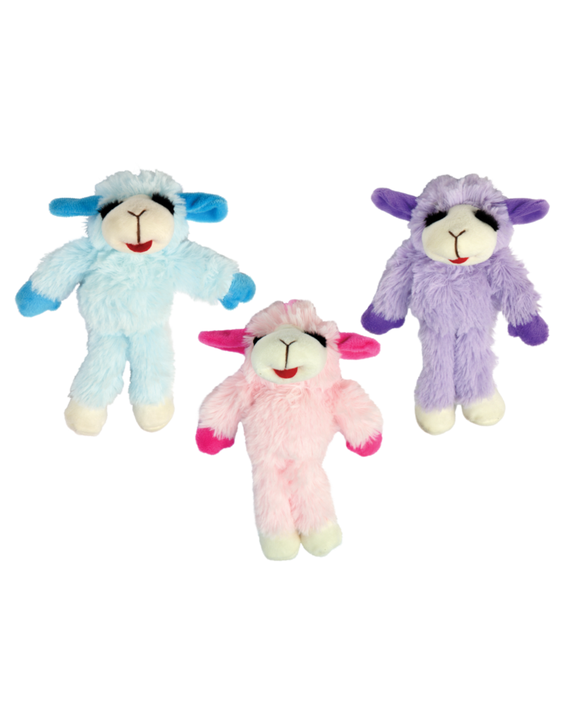 Multipet Inc Multipet Floppy Lamb Chop Asst Dog Toy