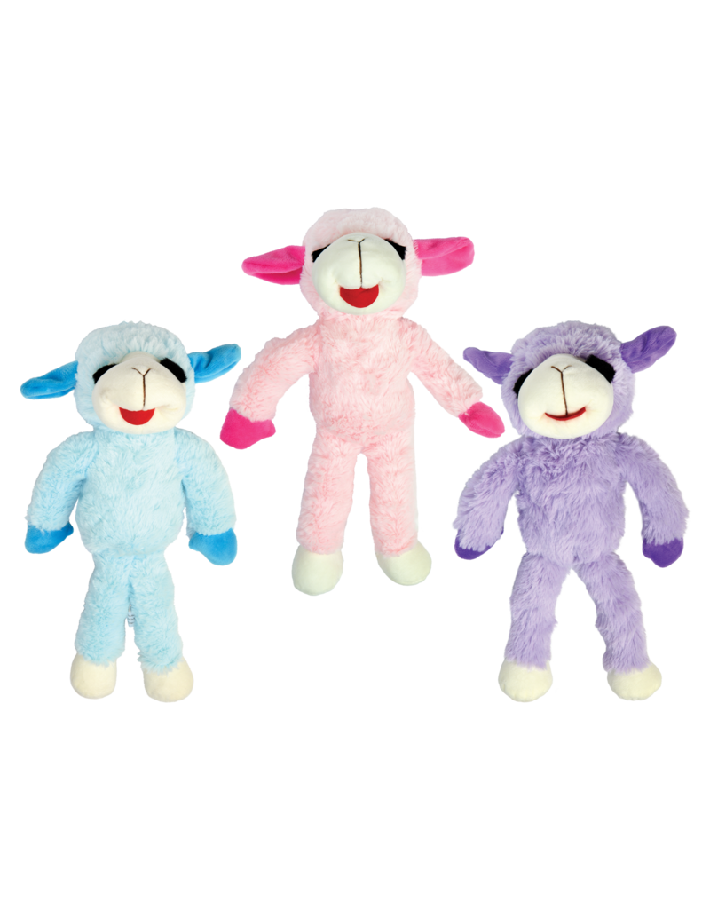 Multipet Inc Multipet Floppy Lamb Chop Asst Dog Toy