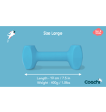 The Company of Animals Coachi Train & Play Dumbbell Blue Large