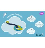 The Company of Animals Coachi Train & Play Tuggi Helix Lime/Navy Lg