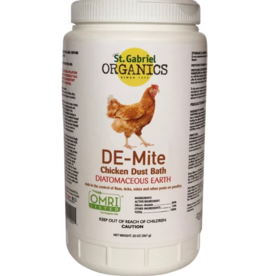 St. Gabriel Organics St. Gabriel Organics Chicken Mite Dust Bath Diatomaceous Earth 20Oz