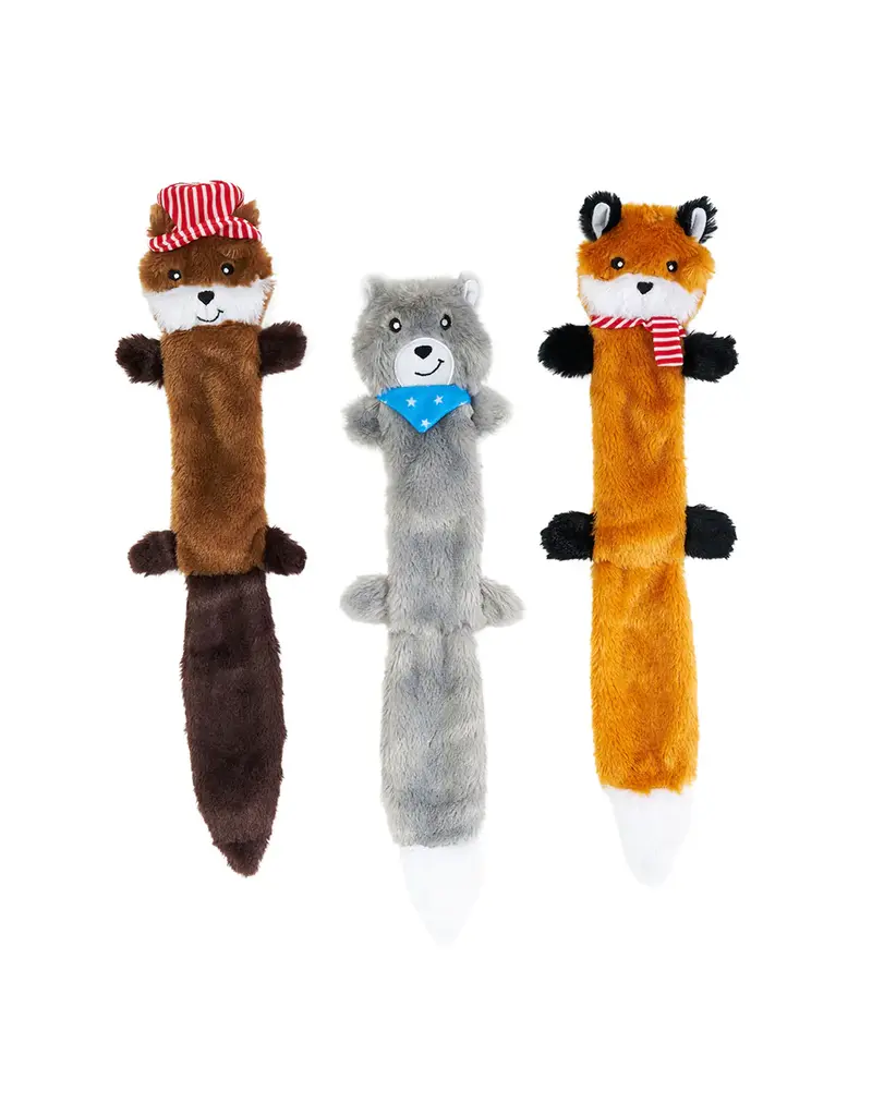 Zippy Paws ZippyPaws Skinny Peltz Americana Dog Toy Lg 3Pk