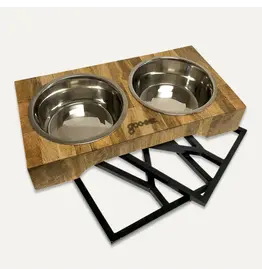 Goo-Eez Goo-Eez 3 in 1 Adjustable Double Diner Mango Wood