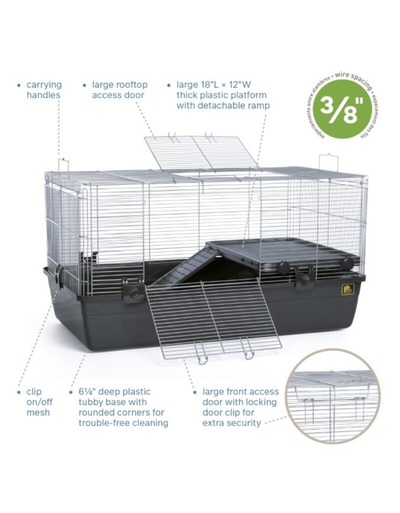 Prevue Pet Prevue Small Animal Home  Gray 32.5x19x17.5 inch