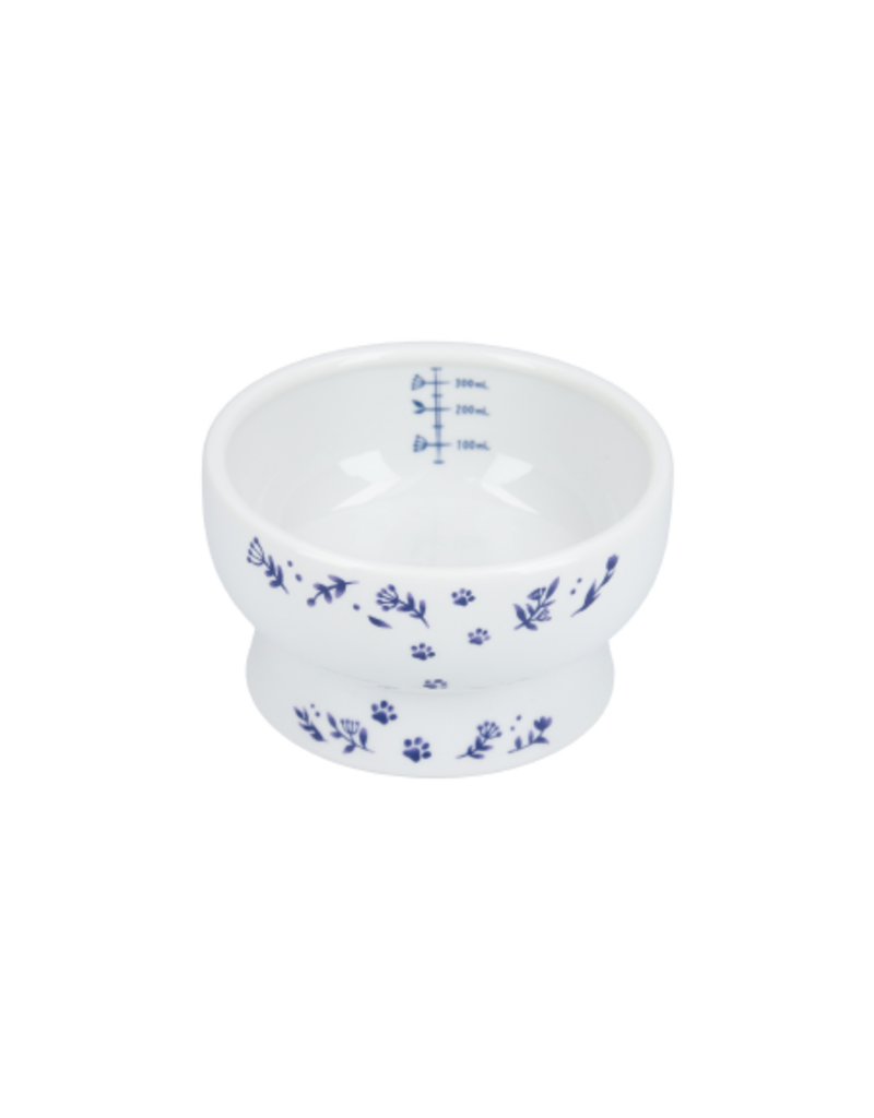 Necoichi Necoichi Raised Water Bowl Cat Blue