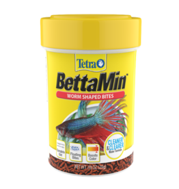 Tetra Tetra Betta Worm Shaped Bites Fish Food .98 Oz