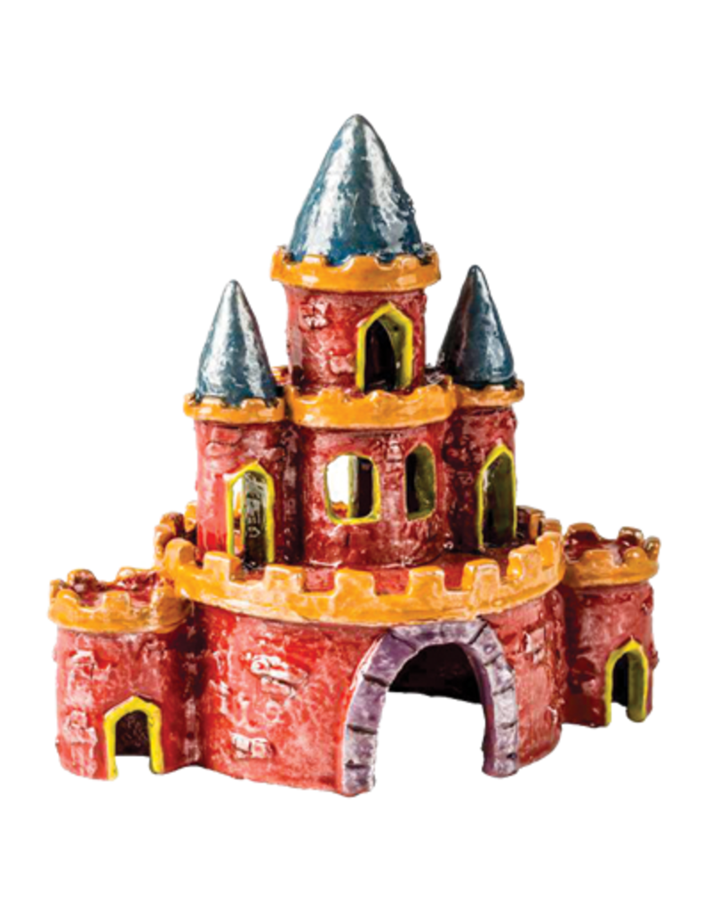 Tetra Glofish Castle Ornament Large