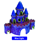 Tetra Glofish Castle Ornament Large