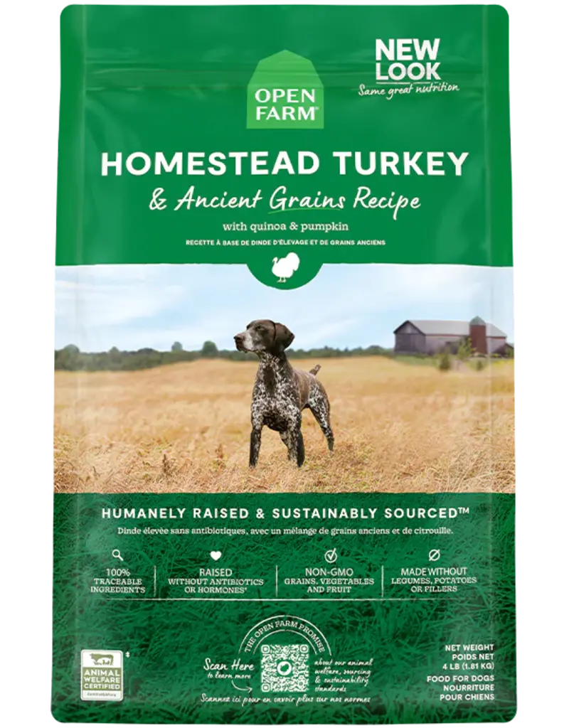 Open Farm Open Farm Ancient Grain Homestead Dog Food 22 Lb