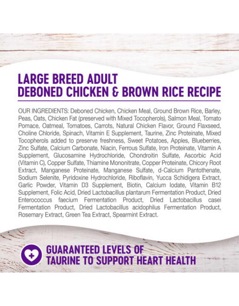 Wellness Wellness CH Large Breed Adult Chicken & Brown Rice