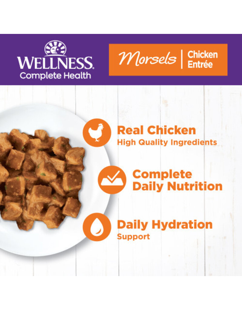 Wellness Wellness Complete Health Cubed Morsels Chicken Entree Canned Cat Food 5.5oz can