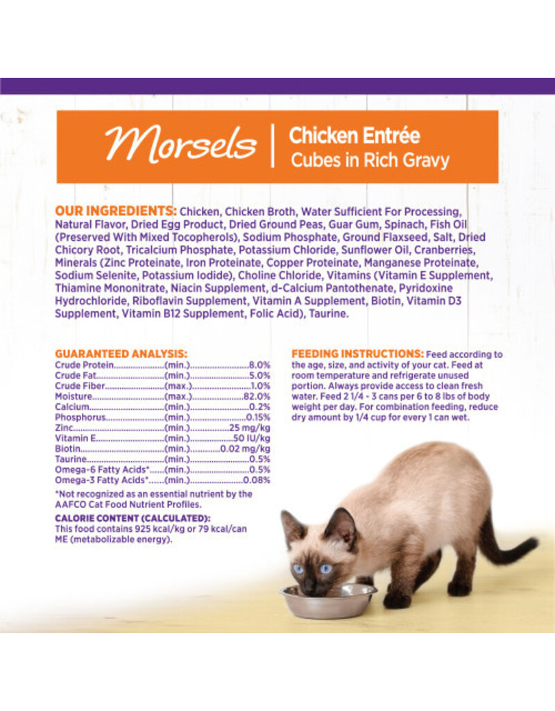 Wellness Wellness Complete Health Cubed Morsels Chicken Entree Canned Cat Food 5.5oz can