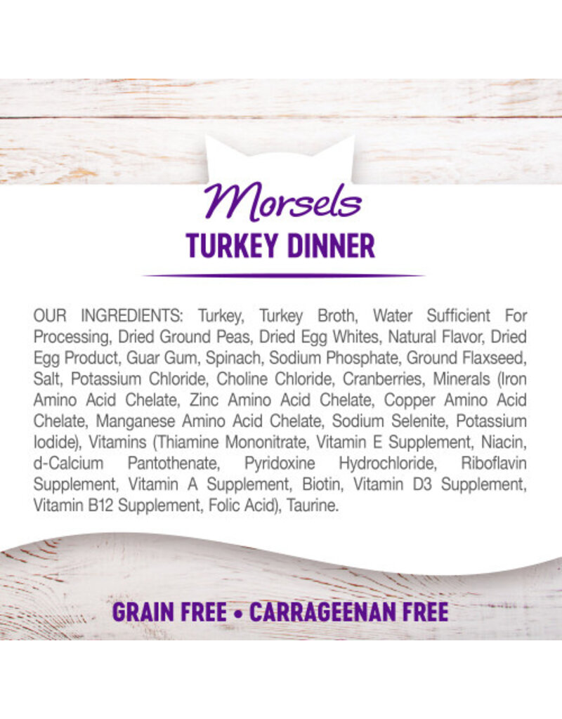 Wellness Wellness Complete Health Cubed Morsels Turkey Dinner Canned Cat Food 5.5oz can