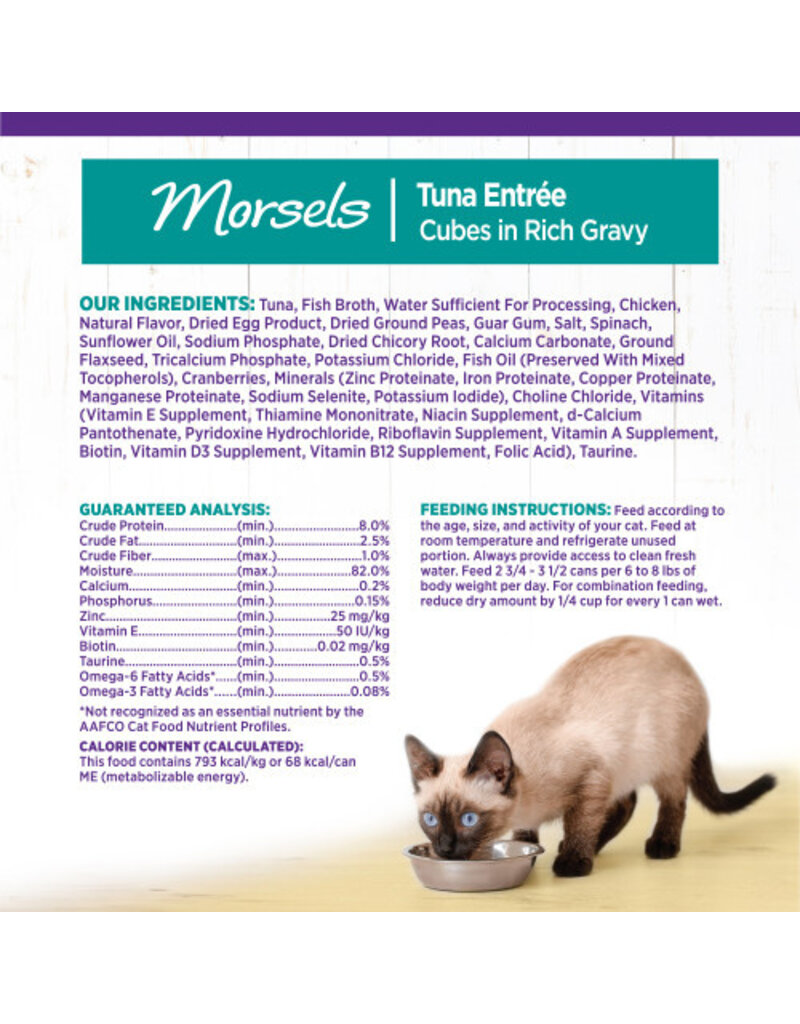 Wellness Wellness Complete Health Cubed Morsels Tuna Entree Canned Cat Food 5.5oz can