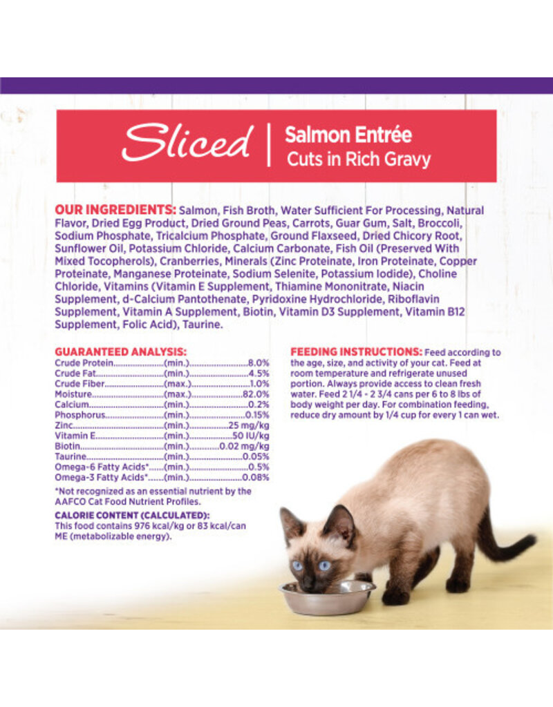 Wellness Wellness Complete Health Sliced Salmon Entree Canned Cat Food 5.5oz can
