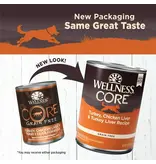 Wellness Wellness Core Grain Free Turkey, Chicken Liver & Turkey Liver Recipe Canned Dog Food 12.5 oz   can