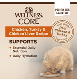 Wellness Wellness Core Pate Indoor Chicken & Chicken Liver Canned Cat Food 5.5oz can