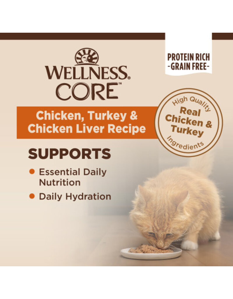 Wellness Wellness Core Pate Indoor Chicken & Chicken Liver Canned Cat Food 5.5oz can