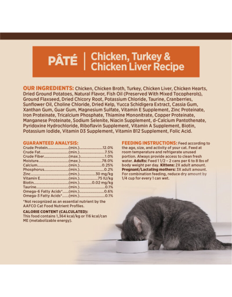 Wellness Wellness Core Pate Indoor Chicken & Chicken Liver Canned Cat Food 5.5oz can