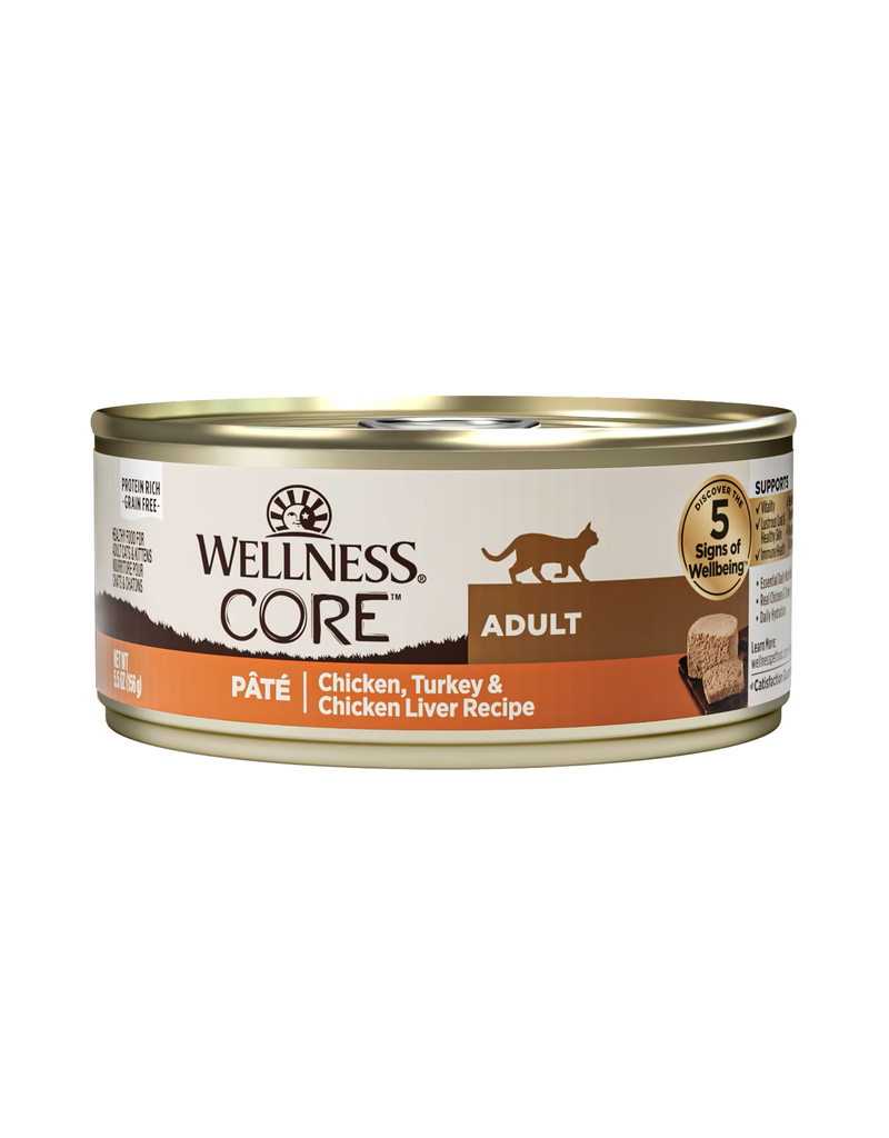 Wellness Wellness Core Pate Indoor Chicken & Chicken Liver Canned Cat Food 5.5oz can
