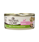 Wellness Wellness Core Pate Kitten Turkey & Chicken Liver Canned Cat Food 5.5oz  can