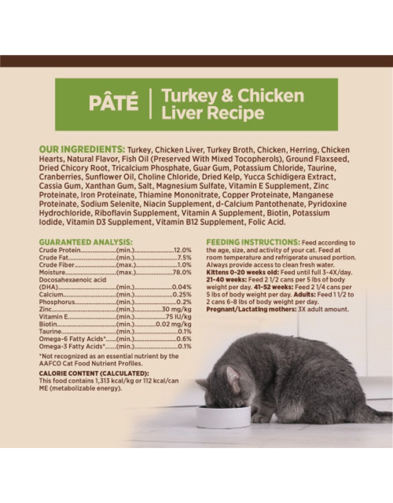 Wellness Wellness Core Pate Kitten Turkey & Chicken Liver Canned Cat Food 5.5oz  can