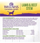 Wellness Wellness Lamb & Beef Stew with Brown Rice & Apples Dog Food 12.5 oz can