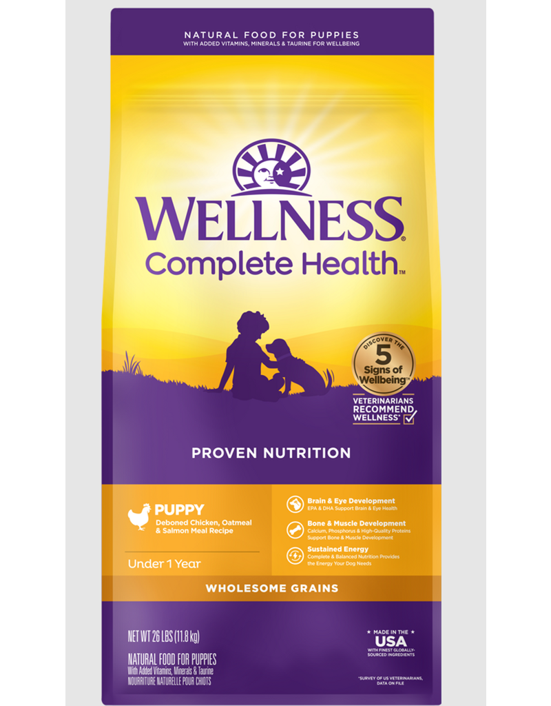 Wellness Wellness CH Puppy Chicken, Oatmeal & Salmon