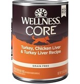 Wellness Wellness Core Grain Free Turkey, Chicken Liver & Turkey Liver Recipe Canned Dog Food 12.5 oz   can