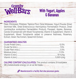 Wellness Wellness Crunchy Wellbars Yogurt, Apples & Bananas Recipe Dog Treats