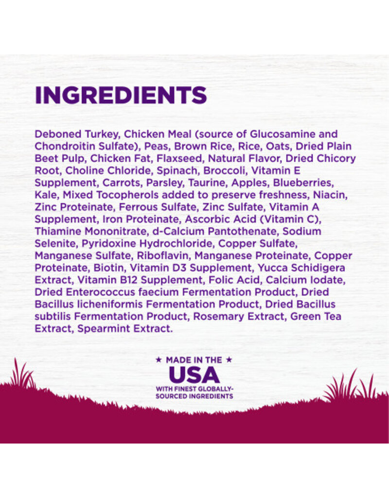 Wellness Wellness CH Small Breed Senior Turkey & Peas 4lb