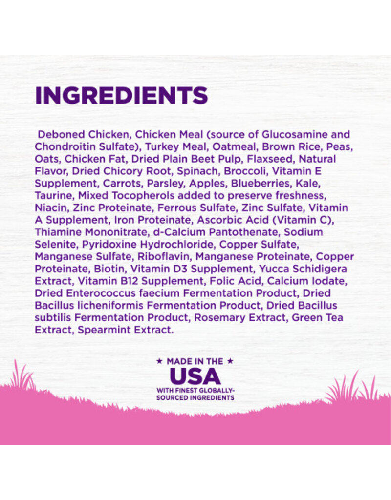 Wellness Wellness CH Toy Breed Chicken, Brown Rice & Peas 4lb