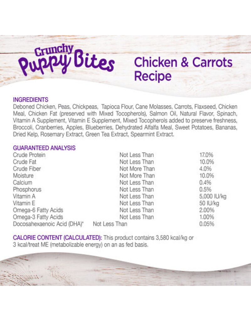Wellness Wellness Crunchy Puppy Bites Chicken & Carrots 6oz