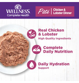 Wellness Wellness Complete Health Pate Chicken and Lobster Cat Food 3 oz can
