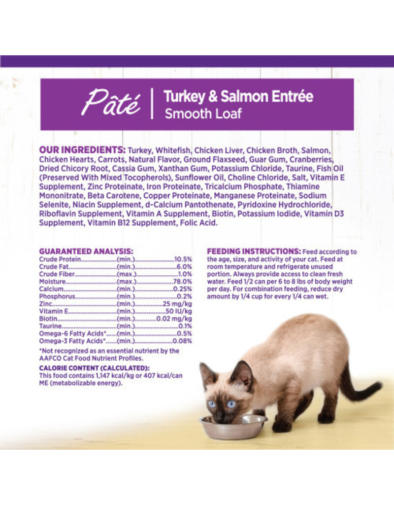 Wellness Wellness Complete Health Pate Turkey & Salmon Entree 5.5oz Cat Food