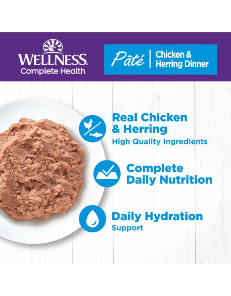 Wellness Wellness Complete Health Pate Chicken And Herring Cat Food