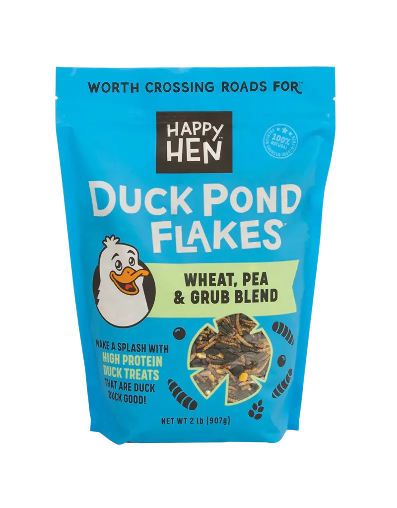 Happy Hen Happy Hen Duck Pond Flakes Wheat, Pea, Grub 2 lb