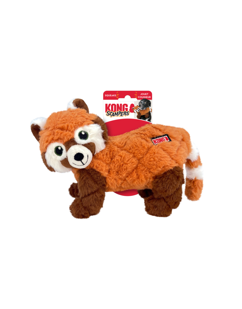 Kong Company Kong Scampers Red Panda Dog Toy