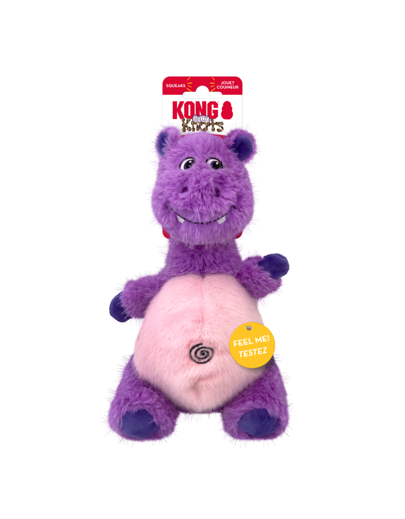 Kong Company Kong Knots Belly Hippo Dog Toy