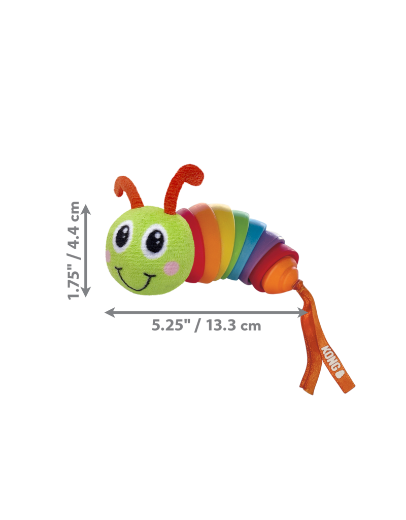 Kong Company Kong Bat-A-Bout Clackz Caterpillar Cat Toy