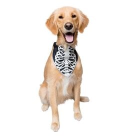 Pet Krewe Pet Krewe Glow in the Dark Skeleton Bandana Dog