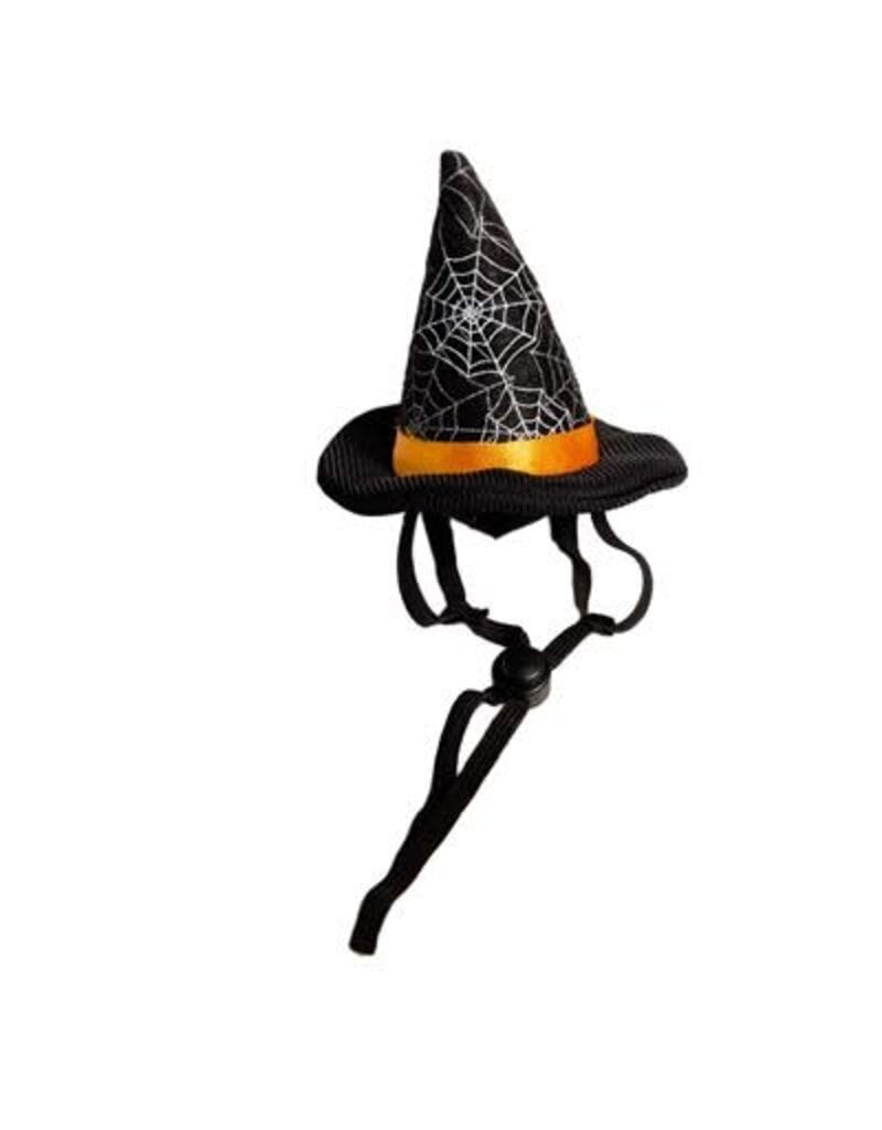 Pet Krewe Pet Krewe Witch Hat and Collar Dog Costume Lg