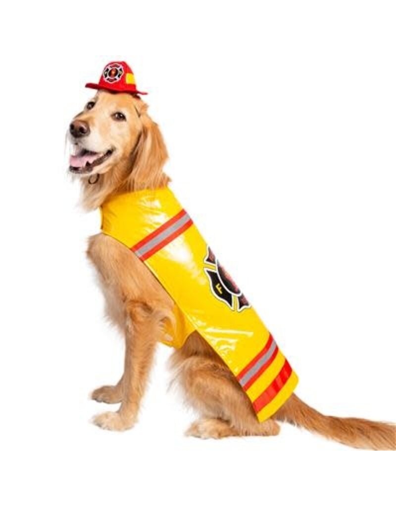 Pet Krewe Pet Krewe Firefighter Dog Costume XL