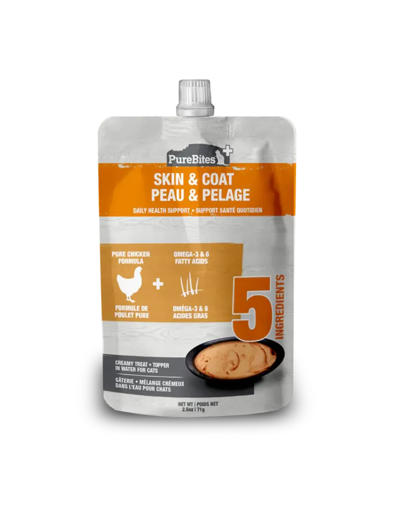 Purebites PureBites Squeezable Skin & Coat Support Cat Treat 2.5 Oz
