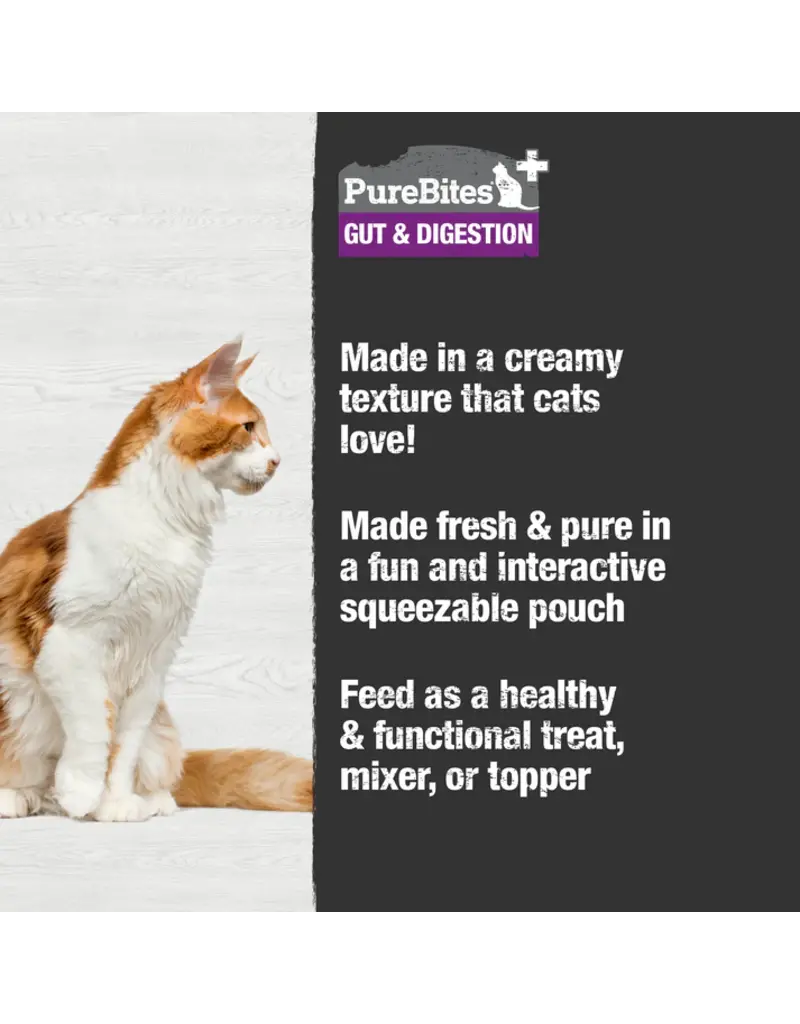 Purebites PureBites Cat Squeezable Gut/Digestion Treat 2.5 Oz